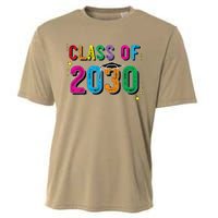 CLASS OF 2030 Grow With Me First Day Of School Cooling Performance Crew T-Shirt