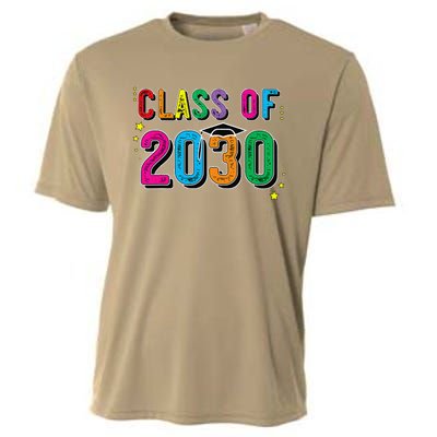 CLASS OF 2030 Grow With Me First Day Of School Cooling Performance Crew T-Shirt