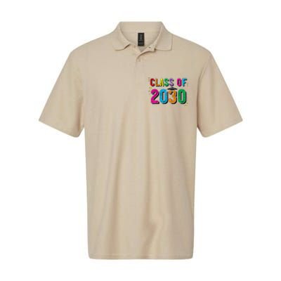 CLASS OF 2030 Grow With Me First Day Of School Softstyle Adult Sport Polo