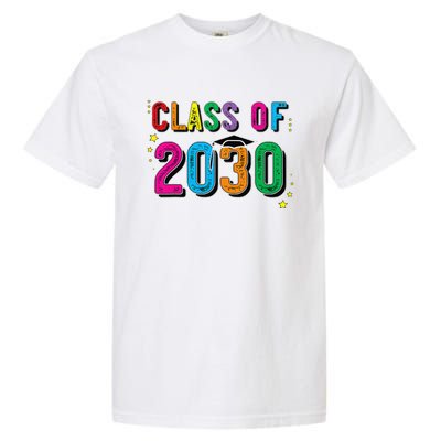 CLASS OF 2030 Grow With Me First Day Of School Garment-Dyed Heavyweight T-Shirt