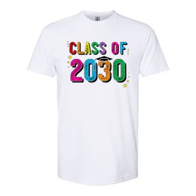 CLASS OF 2030 Grow With Me First Day Of School Softstyle CVC T-Shirt