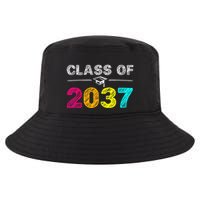 Class Of 2037 Grow With Me First Day Of School Graduation Cool Comfort Performance Bucket Hat