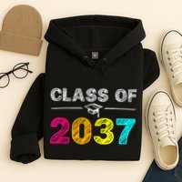 Class Of 2037 Grow With Me First Day Of School Graduation Hoodie