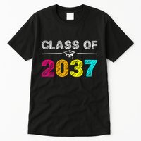 Class Of 2037 Grow With Me First Day Of School Graduation Tall T-Shirt