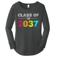 Class Of 2037 Grow With Me First Day Of School Graduation Women's Perfect Tri Tunic Long Sleeve Shirt