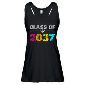 Class Of 2037 Grow With Me First Day Of School Graduation Ladies Essential Flowy Tank