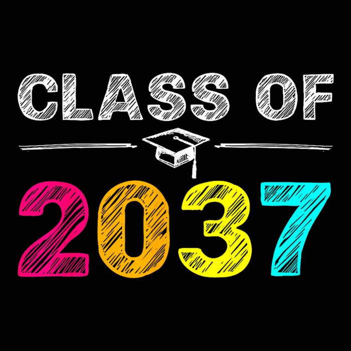 Class Of 2037 Grow With Me First Day Of School Graduation 16 in Basic Backpack