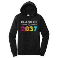 Class Of 2037 Grow With Me First Day Of School Graduation Women's Pullover Hoodie