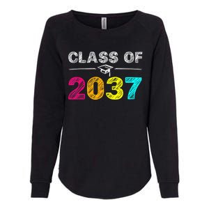 Class Of 2037 Grow With Me First Day Of School Graduation Womens California Wash Sweatshirt