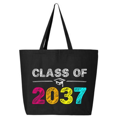 Class Of 2037 Grow With Me First Day Of School Graduation 25L Jumbo Tote