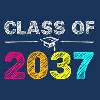 Class Of 2037 Grow With Me First Day Of School Graduation Infant Baby Jersey Bodysuit