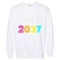 Class Of 2037 Grow With Me First Day Of School Graduation Garment-Dyed Sweatshirt