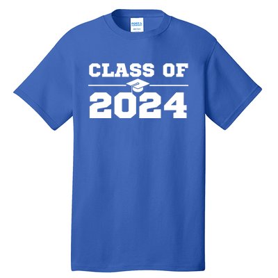 Class Of 2024 Gift Senior Year 24 Back To School Colors Gift Tall T-Shirt