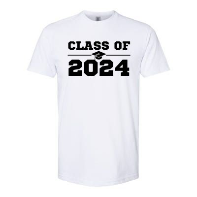 Class Of 2024 Gift Senior Year 24 Back To School Colors Gift Softstyle CVC T-Shirt