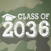 Class Of 2036 Grow With Me Handprints Space On Back Gift Legacy Tie Dye Trucker Hat