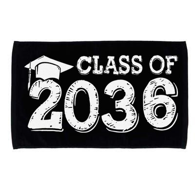 Class Of 2036 Grow With Me Handprints Space On Back Gift Microfiber Hand Towel