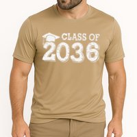 Class Of 2036 Grow With Me Handprints Space On Back Gift Performance Shirt