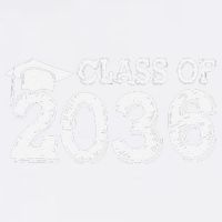 Class Of 2036 Grow With Me Handprints Space On Back Gift Garment-Dyed Sweatshirt