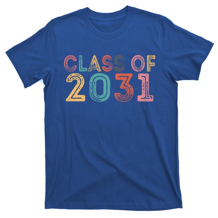 Class Of 2031 Grow With Me Graduation 2031 T-Shirt