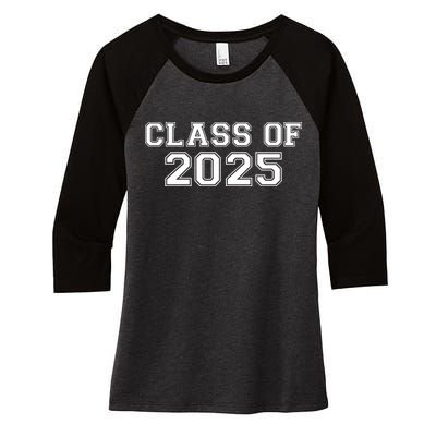 Class Of 2025 Women's Tri-Blend 3/4-Sleeve Raglan Shirt