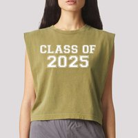 Class Of 2025 Garment-Dyed Women's Muscle Tee