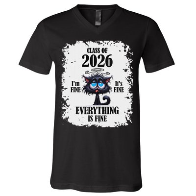 Class Of 2026 V-Neck T-Shirt