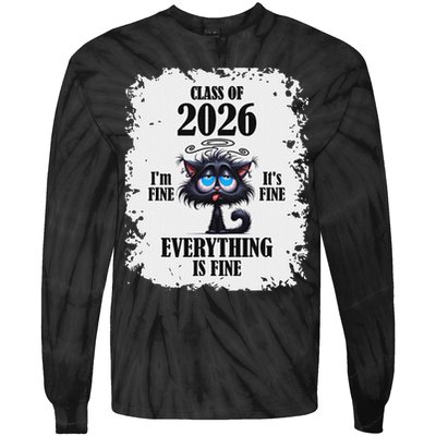 Class Of 2026 Tie-Dye Long Sleeve Shirt
