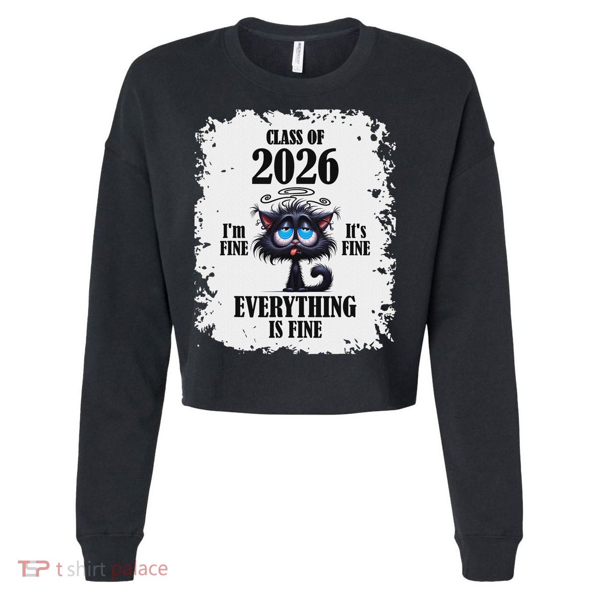 Class Of 2026 Cropped Pullover Crew