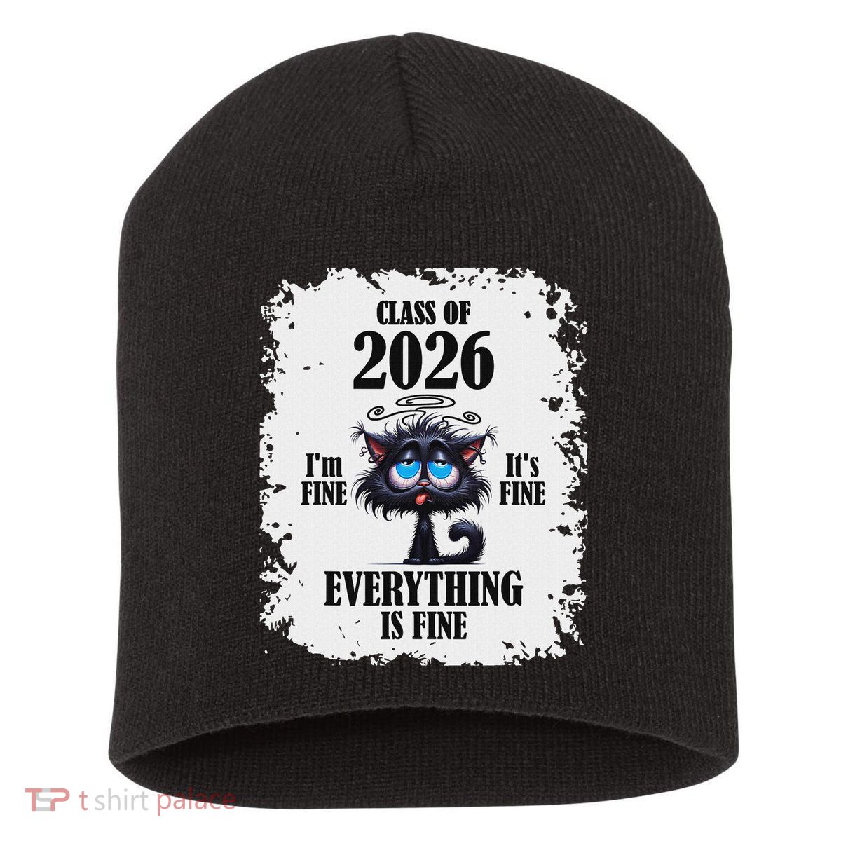Class Of 2026 Short Acrylic Beanie