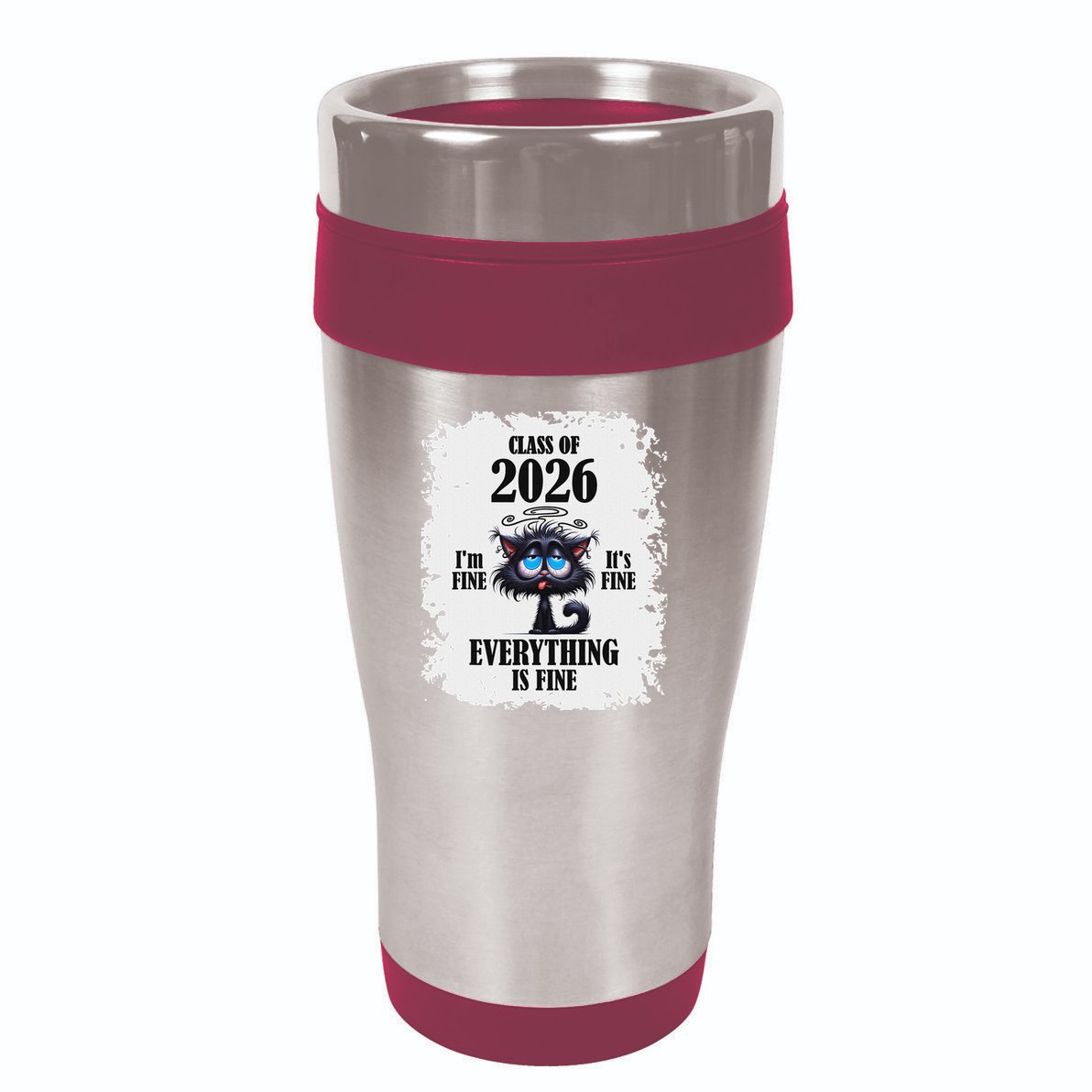 Class Of 2026 16oz Travel Tumbler