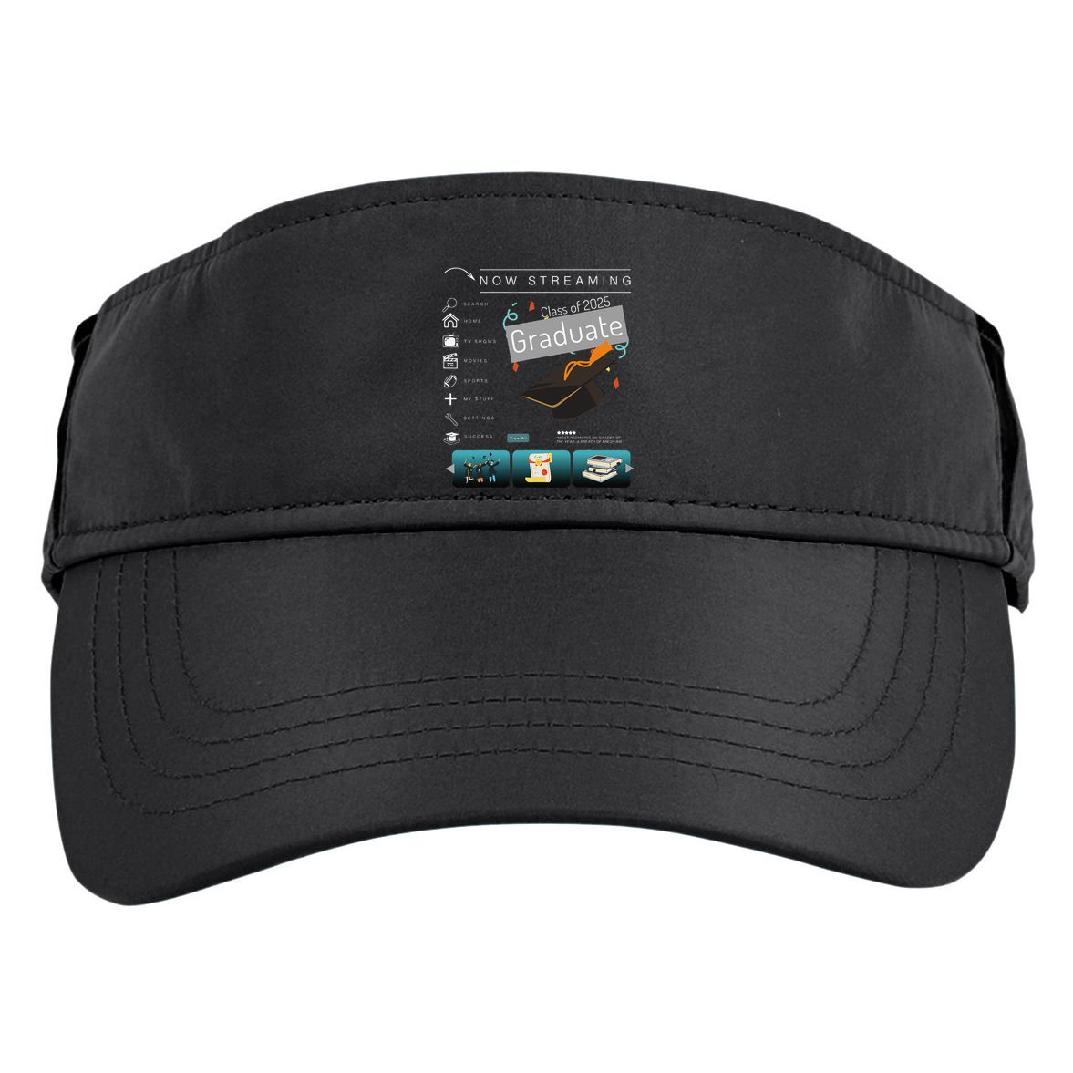 Class Of 2025 High School Graduation Now Streaming Graduate .Png Adult Drive Performance Visor
