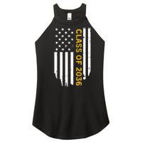 Class Of 2036 Graduation Us Flag Vintage Women’s Perfect Tri Rocker Tank