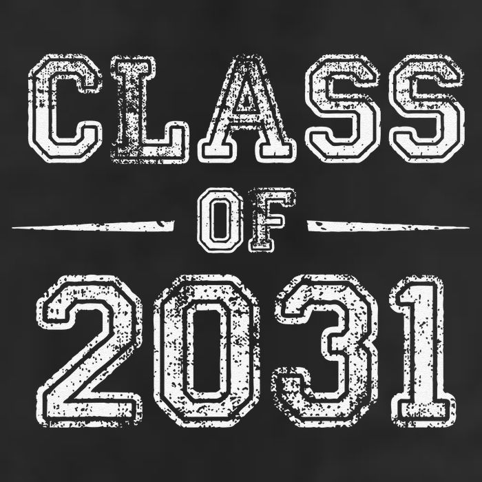 CLASS Of 2031 GROW WITH ME First Day Of School Garment-Dyed Fleece Hoodie