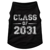 CLASS Of 2031 GROW WITH ME First Day Of School Doggie Tank