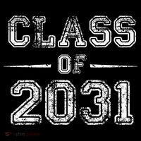 CLASS Of 2031 GROW WITH ME First Day Of School Tall T-Shirt