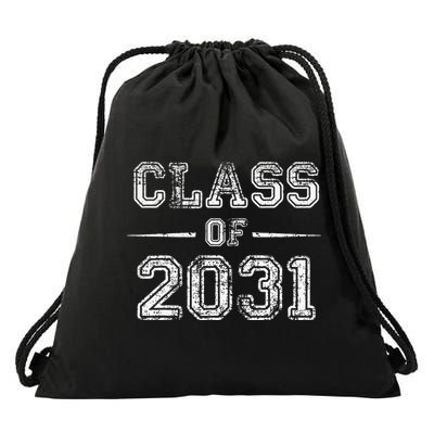 CLASS Of 2031 GROW WITH ME First Day Of School Drawstring Bag