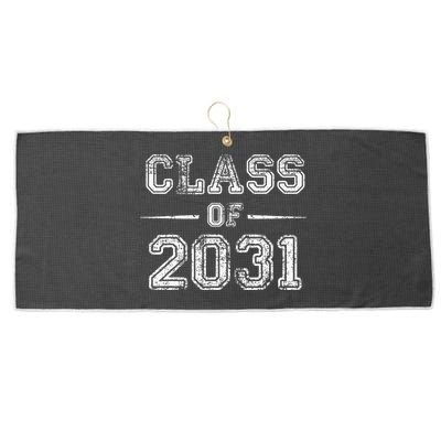 CLASS Of 2031 GROW WITH ME First Day Of School Large Microfiber Waffle Golf Towel