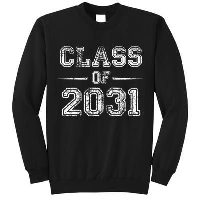 CLASS Of 2031 GROW WITH ME First Day Of School Tall Sweatshirt