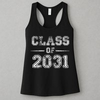 CLASS Of 2031 GROW WITH ME First Day Of School Womens Tank Top