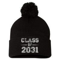 CLASS Of 2031 GROW WITH ME First Day Of School Pom Pom 12in Knit Beanie