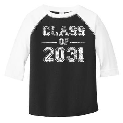 CLASS Of 2031 GROW WITH ME First Day Of School Toddler Fine Jersey T-Shirt
