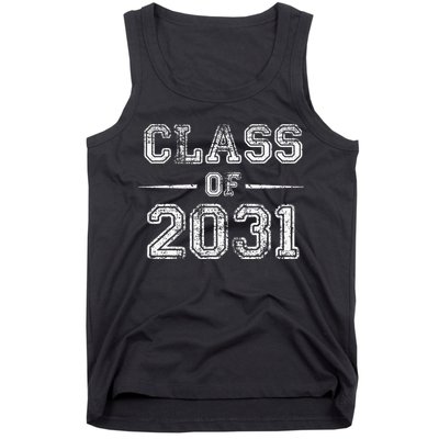 CLASS Of 2031 GROW WITH ME First Day Of School Tank Top