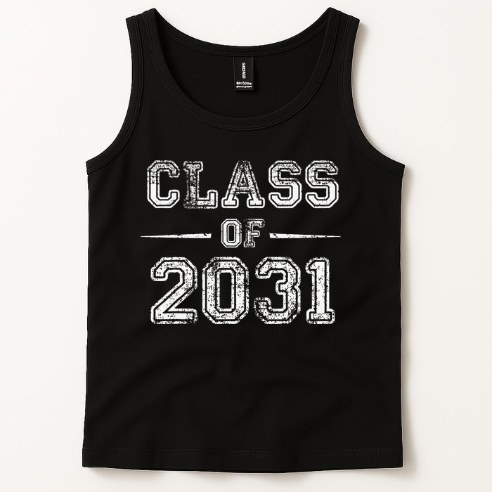 CLASS Of 2031 GROW WITH ME First Day Of School Tank Top