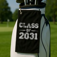 CLASS Of 2031 GROW WITH ME First Day Of School Golf Towel