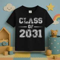 CLASS Of 2031 GROW WITH ME First Day Of School Toddler T-Shirt