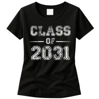 CLASS Of 2031 GROW WITH ME First Day Of School Womens T-Shirt