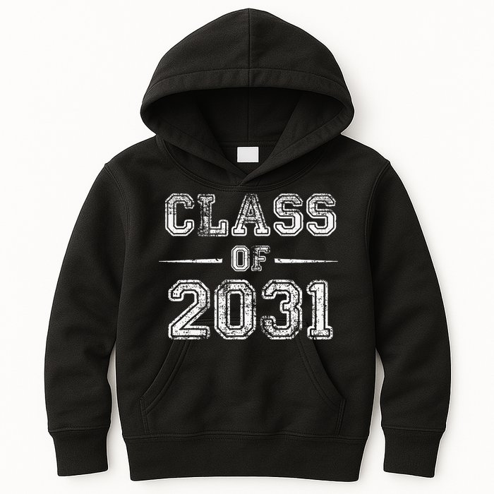 CLASS Of 2031 GROW WITH ME First Day Of School Kids Hoodie