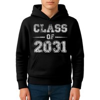CLASS Of 2031 GROW WITH ME First Day Of School Kids Hoodie
