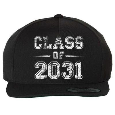 CLASS Of 2031 GROW WITH ME First Day Of School Wool Snapback Cap