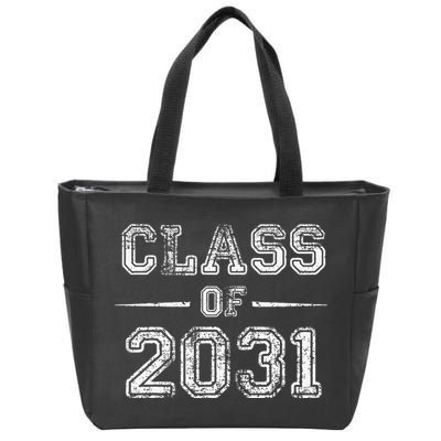CLASS Of 2031 GROW WITH ME First Day Of School Zip Tote Bag